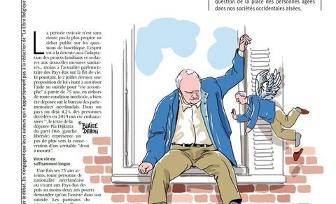 Aide au suicide pour "vie accomplie" : quelle place pour les personnes âgées dans nos sociétés occidentales aisées ?