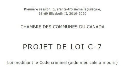 Canada: van "levenseinde euthanasie" tot "dood op aanvraag" ?